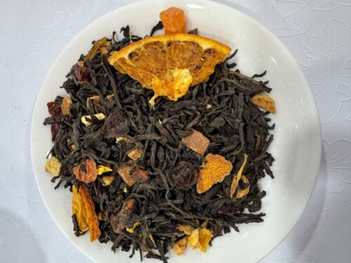 Даехэй чаюй (大叶黑茶与 菠萝组合茶)